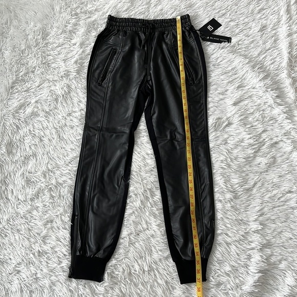 BLANC NOIR SEAMED PANT WOMEN’S CARDIFF BLACK SIZE XS - Picture 12 of 12